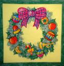 127 Weihnachten Blumen - 3-lagig